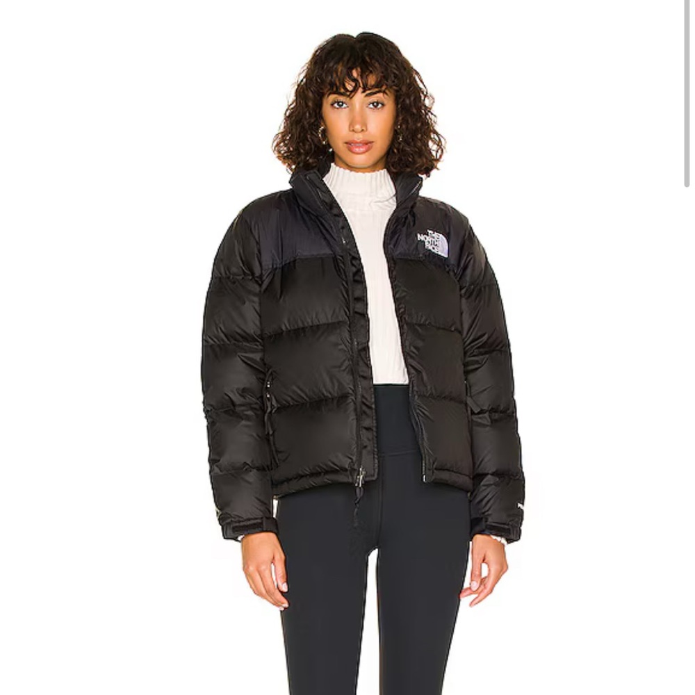 The North Face 1996 Retro Nuptse Jacket in Recycled TNF Black in XS